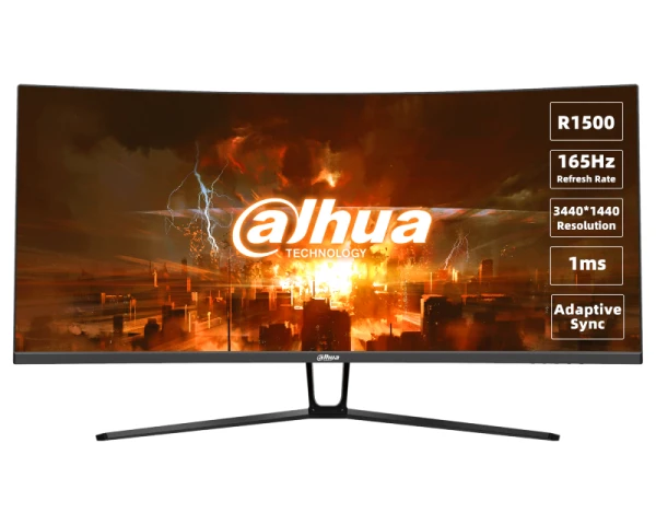 DAHUA 34 inča LM34-E330C UWQHD 3440x1440 165 Hz zakrivljeni gaming monitor 