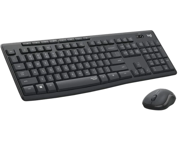 LOGITECH MK295 Silent Wireless Combo US tastatura + miš crna 