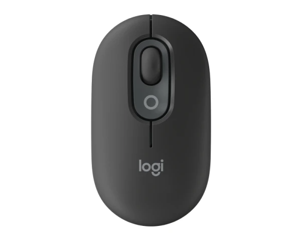 LOGITECH Pop Mouse with Emoji, graphite miš 