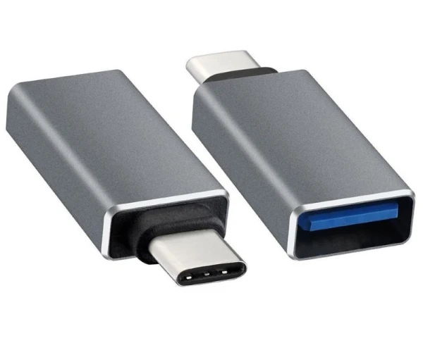 E-GREEN Adapter USB tip C - USB 3.0 MF crni 