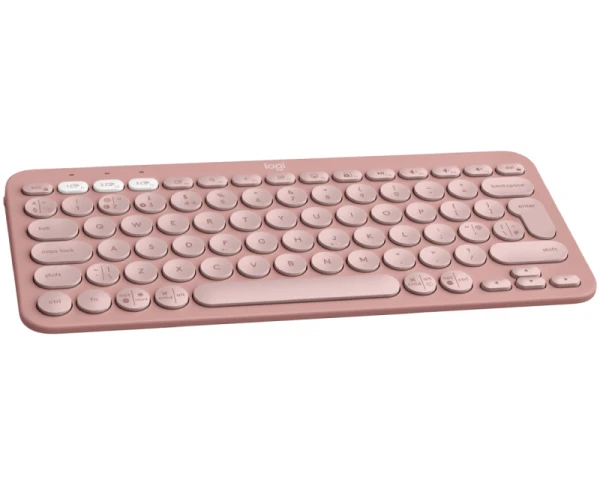 LOGITECH K380s Bluetooth Pebble Keys 2 US roze tastatura 