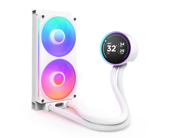 NZXT Kraken Elite 240 RGB V2 vodeno hlađenje belo (RL-KR24E-W2) 