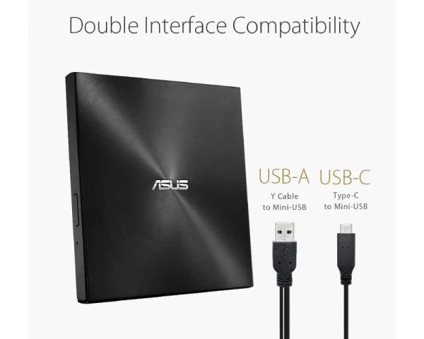ASUS ZenDrive U9M SDRW-08U9M-U DVD±RW USB eksterni rezač crni 