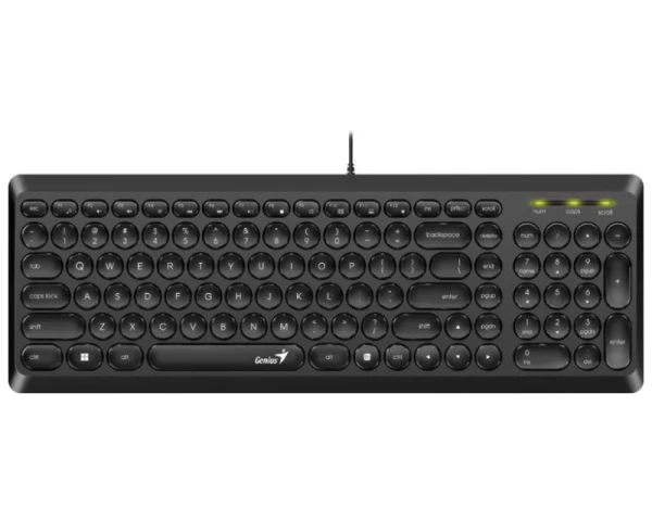 GENIUS Slimstar Q200 USB YU crna tastatura 