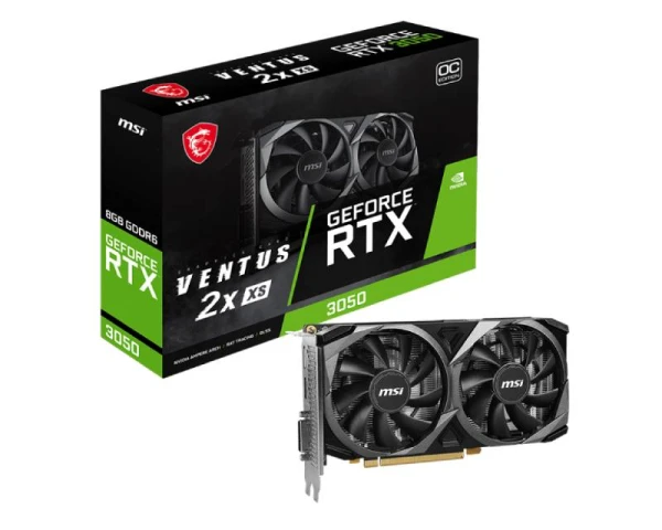 MSI nVidia GeForce RTX 3050 8GB 128bit RTX 3050 VENTUS 2X XS 8G OC grafička karta