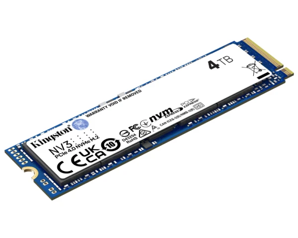 KINGSTON 4TB M.2 NVMe SNV3S4000G series NV3 SSD 