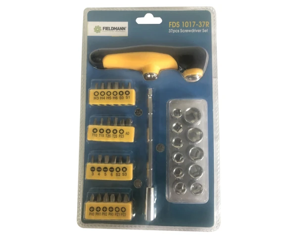 FIELDMANN FDS 1017-37R Set bitova sa T odvijačem 