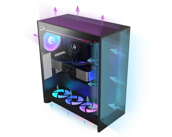 NZXT H7 Flow RGB kućište belo (CM-H72FW-R1) 