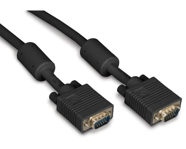 E-GREEN Kabl VGA D-sub MM 3m HQ feritno jezgro crni 