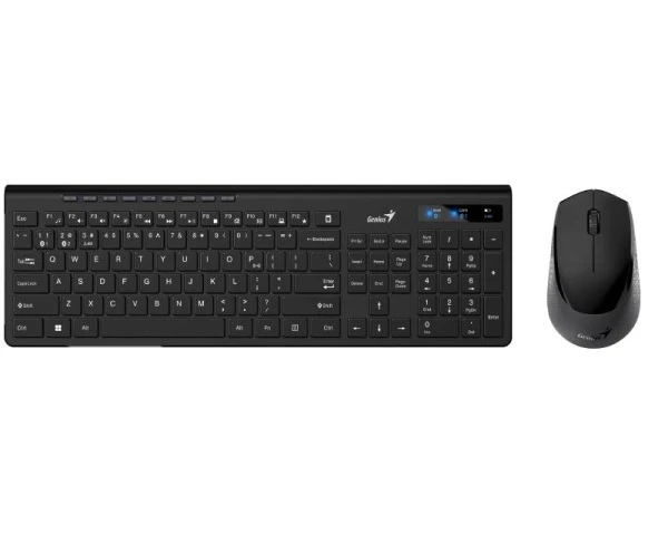 GENIUS SlimStar 8230 Wireless USB YU crna tastatura+ miš 