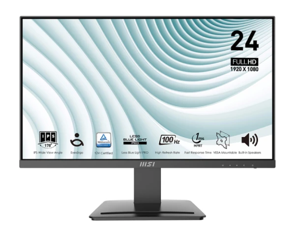 MSI 23.8 inča  PRO MP243X FHD 1920x1080 IPS 100Hz business monitor 