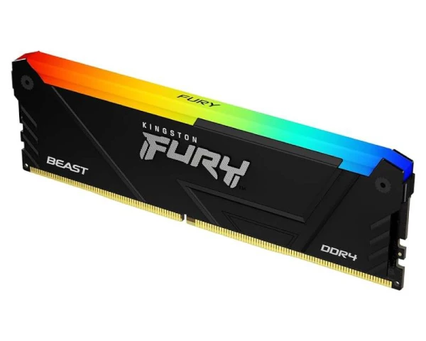 KINGSTON DIMM DDR4 16GB 3600MTs KF436C18BB2A16 Fury Beast RGB Black 