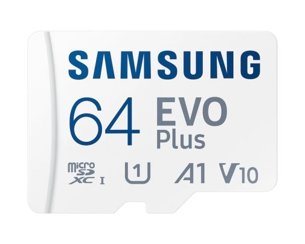 SAMSUNG Memorijska kartica EVO PLUS MicroSD Card 64GB + Adapter MB-MC64SA 