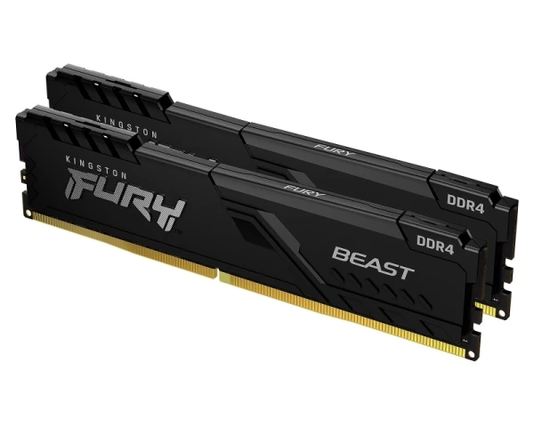 KINGSTON DIMM DDR4 64GB (2x32GB kit) 3200MTs KF432C16BBK264 Fury Beast Black 