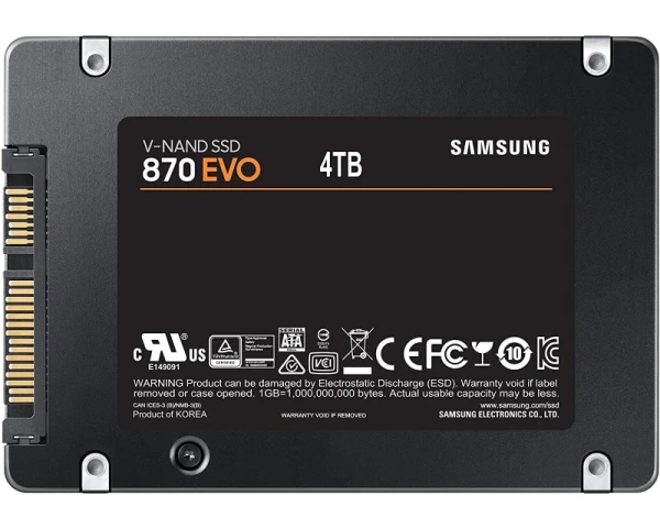 SAMSUNG 4TB 2.5 inča SATA III MZ-77E4T0B 870 EVO Series SSD 