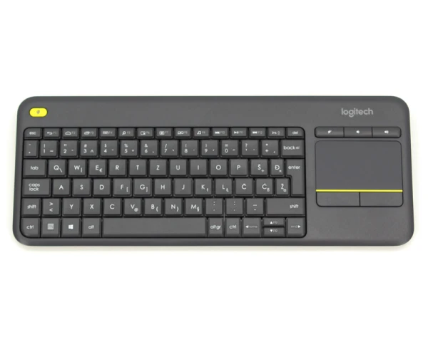 LOGITECH K400 Plus Wireless Touch YU crna tastatura 