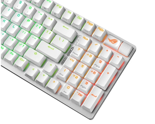 ASUS X901 ROG Strix Scope II 96 Wireless Gaming tastatura bela 