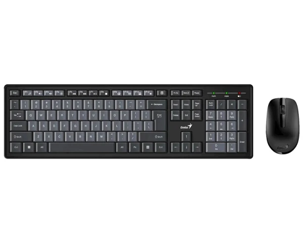 GENIUS Smart KM-8200 Wireless USB US crna tastatura + miš 