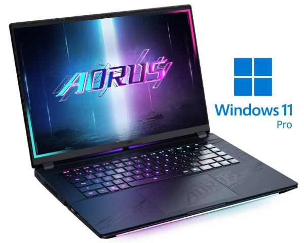 GIGABYTE AORUS MASTER 16 BXH 16 inch QHD+ OLED 240Hz 500nits Core Ultra 9 275HX 32GB 1TB SSD GeForce RTX 5070 Ti 12GB RGB Backlit Win11Pro 