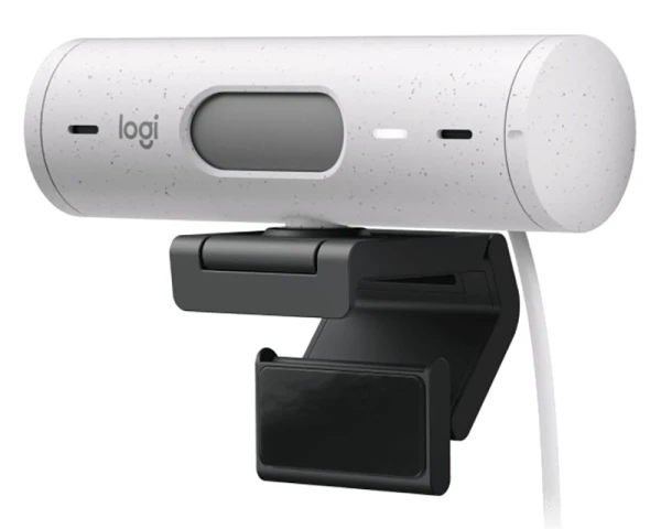LOGITECH Brio 500 Full HD Webcam bela 
