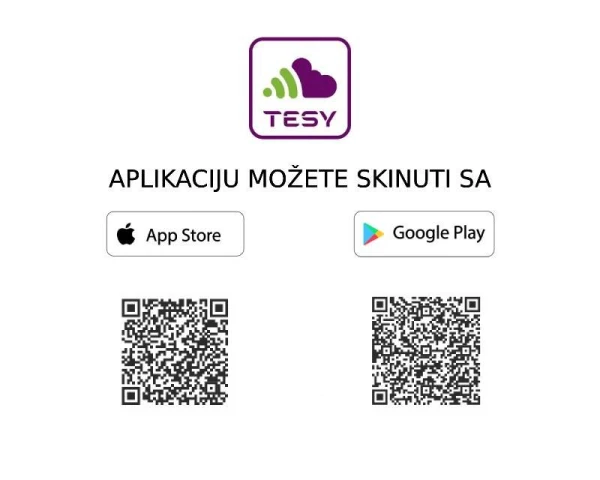 TESY CN 052 200 EI CLOUD W F Wi-Fi pametni panelni radijator 