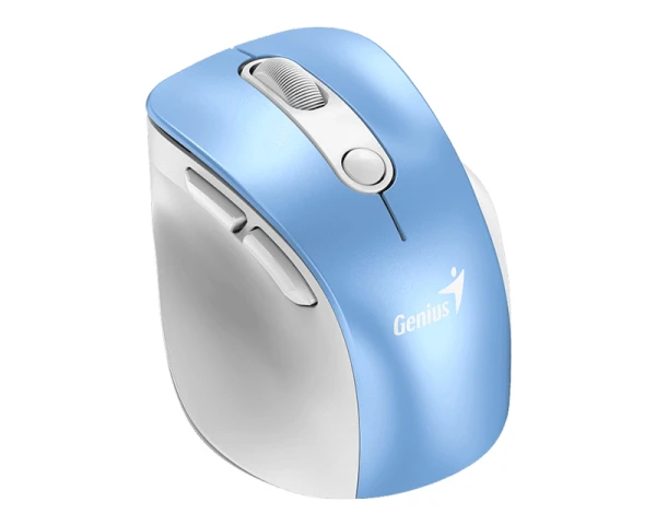 GENIUS Ergo 9000S Pro Light Blue USB Bežični plavi miš 