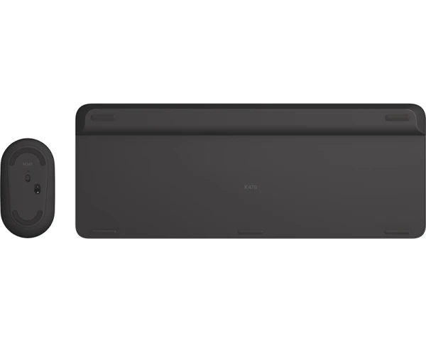 LOGITECH MK470 Wireless Desktop YU Graphite tastatura + miš 