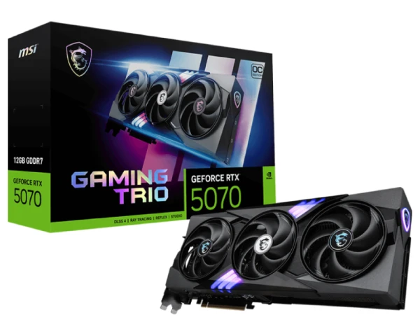 MSI nvidia RTX 5070 12G 192bit GeForce RTX 5070 12G GAMING TRIO OC grafička karta