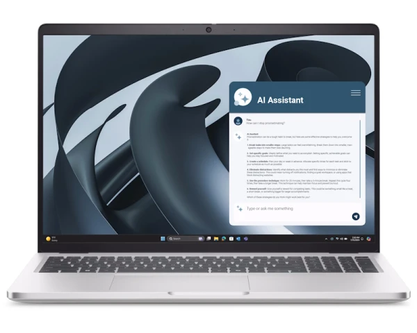 DELL Pro 16 Plus 16 inch FHD+ 300nits AMD Ryzen 5 PRO 230 16GB 512GB SSD Backlit FP SC Win11Pro 3yr ProSupport laptop 