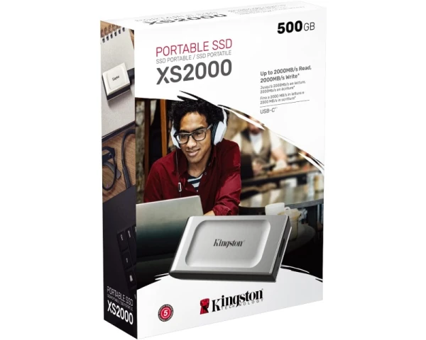 KINGSTON Portable XS2000 500GB eksterni SSD SXS2000500G 