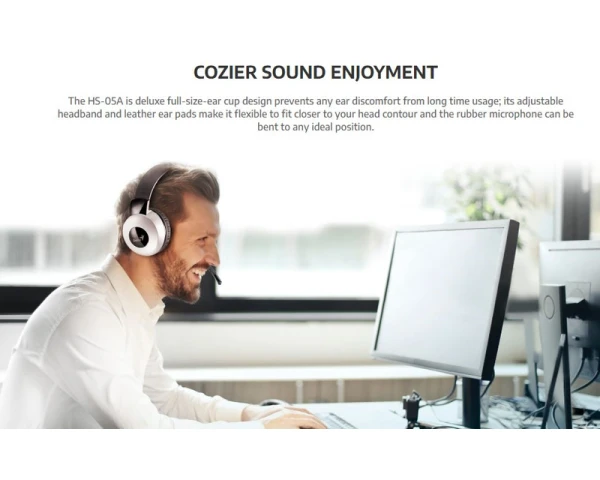 GENIUS HS-05A slušalice sa mikrofonom 