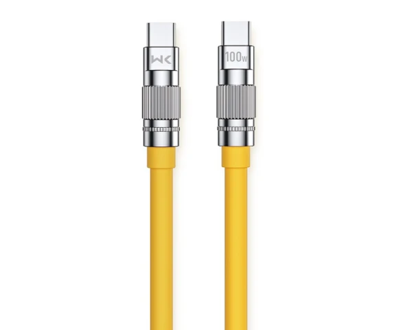 WEKOME WDC-188 Kabl 3.1 USB tip C MM 1m, za Superbrzo punjenje 100W480Mbps, žuti 