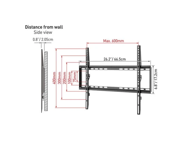 BARKAN E407 LCD TV zidni nosač do 90 inča 