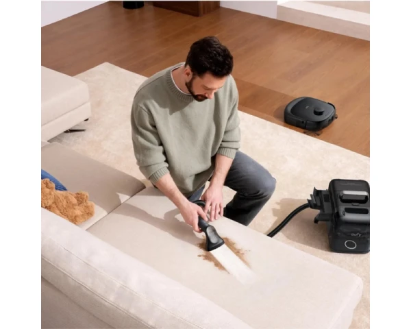 ANKER Eufy Omni E28 Robot Usisivač sa Prenosnim Dubinskim Čistačem crni 