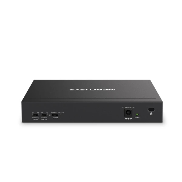 MERCUSYS MS110P(UN) 0-Port 10100Mbps Desktop Switch with 8-Port PoE+ 