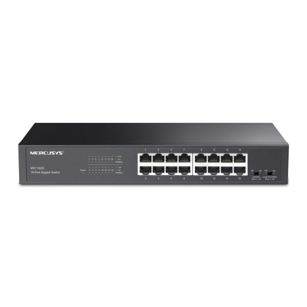 MERCUSYS MS116GS(UN) 16-Port Gigabit DesktopRackmount Switch 