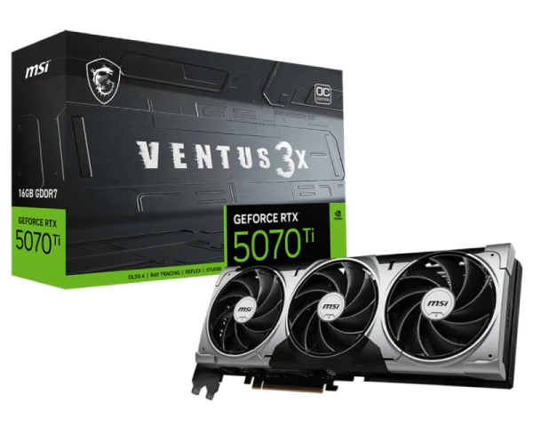 MSI GeForce RTX 5070 Ti 16G VENTUS 3X OC grafička karta