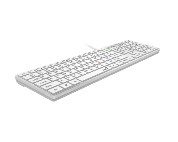 GENIUS SlimStar 126 USB US bela tastatura 