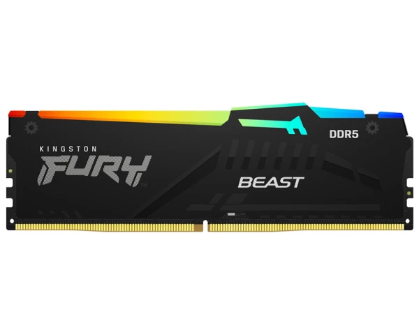 KINGSTON DIMM DDR5 32GB 6000MTs KF560C36BBE2A-32 FURY Beast Black RGB EXPO 