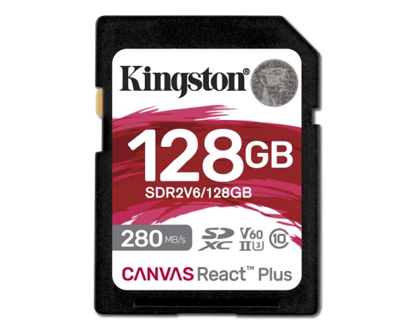 KINGSTON Memorijska kartica SDR2V6128GB 128GB SDXC UHS-II 280R150W U3 V60 