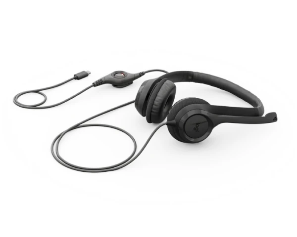 LOGITECH H390 Stereo USB-C slušalice sa mikrofonom crne 