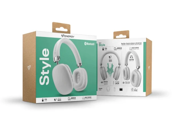 ENERGY SISTEM Silver Style Bluetooth slušalice sive (M49004) 