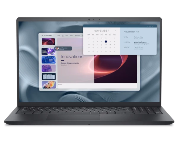 DELL Pro 15 Essential PV15250 15.6 inch FHD 120Hz Core 3 100U 8GB 512GB SSD Backlit FP Win11Pro laptop 