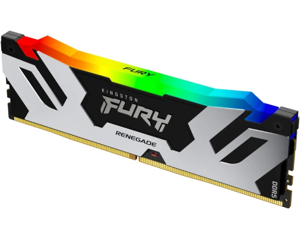 KINGSTON DIMM DDR5 16GB 7600MTs KF576C38RSA-16 FURY Renegade Silver RGB XMP 