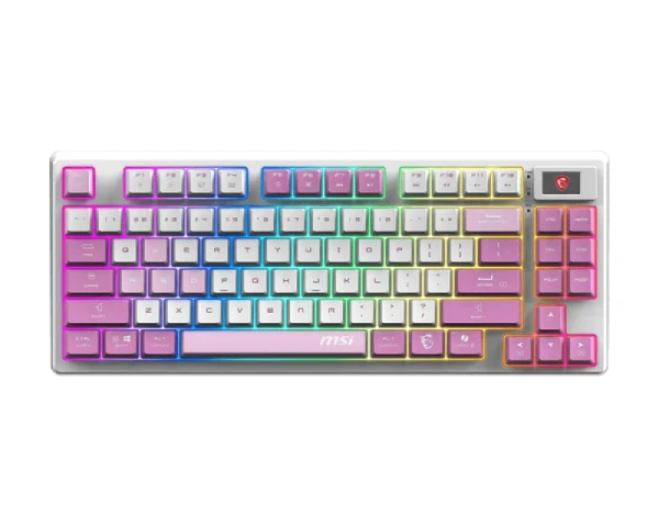 MSI FORGE GK600 TKL W VIOLET US wireless tastatura 