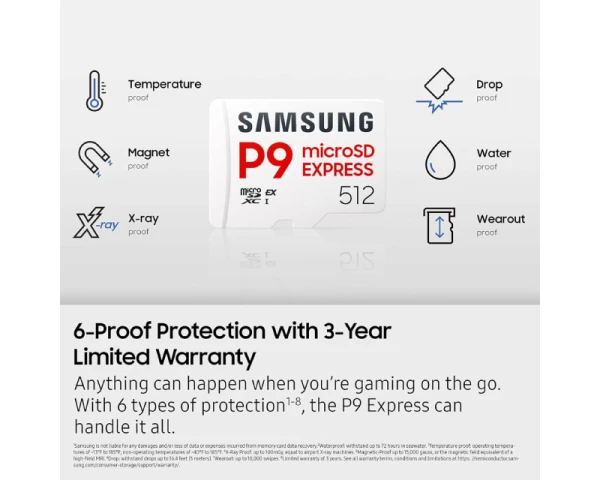 SAMSUNG Memorijska kartica P9 Express MicroSDXC Card 256GB MB-MK256T 
