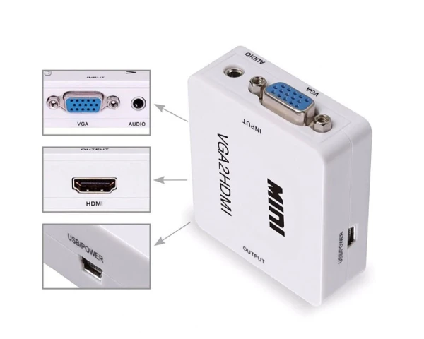 MAXPRO LINE Konverter VGA na HDMI aktivni STAR 