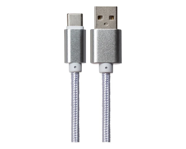 FAST ASIA Kabl USB 2.0 kabl na Tip C 1 m (srebrni) 