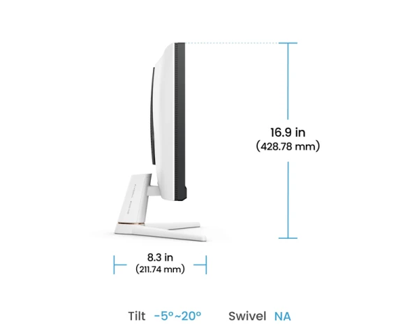 BENQ 24.5 inča EX2510 White LED 1920x1080 IPS 220HZ Gaming beli monitor 