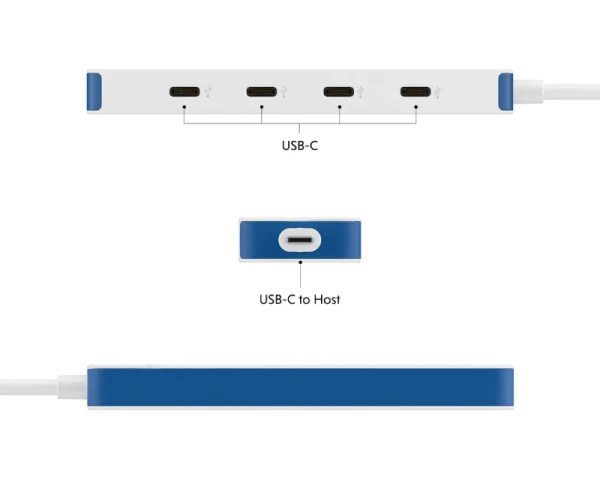 TARGUS HyperDrive Flex 4 Port USB-C Hub plavi (HD5201BUGL) 